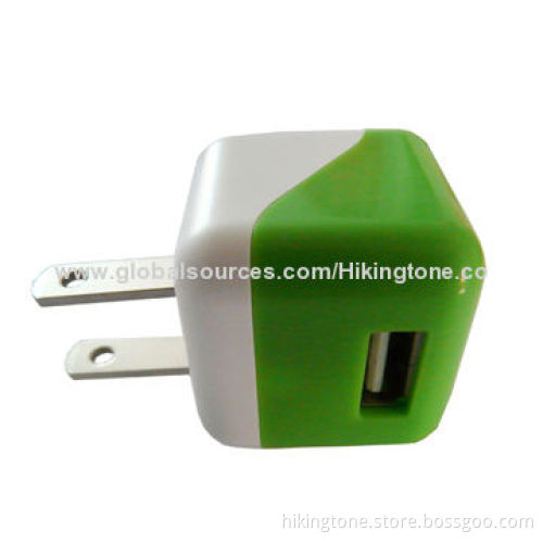 Mini USB Cell Phone Travel Charger for Apple's iPhone 3, with Output Voltage of 5V
